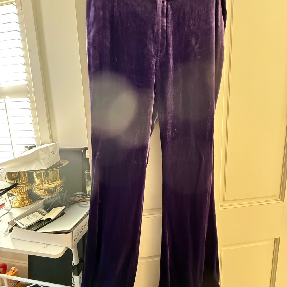 Purple Velvet Pants